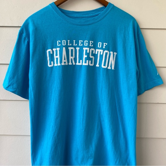 ALTA GRACIA • College of Charleston Blue & White Tee Shirt size Large - Picture 4 of 16